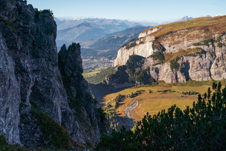 Blick auf die Hochebene Bargis